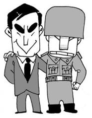 ภาพวาดล้อการ์ตูนการเมือง