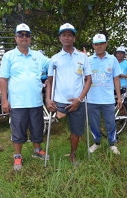 หนุ่มใหญ่ชาวเมืองกล้วยไข่วัย 58 ปี พิการขาขาด ตั้งใจแน่วแน่ร่วมขบวน “Bike for mom”เพื่อ“แม่ของคนไทย”