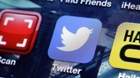 Illustrative: A Twitter app on an iPhone screen. (AP/Richard Drew/File)