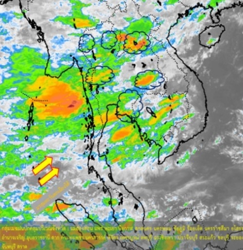 เหนือ-ใต้-ต.อ.ฝนตกต่อเนื่อง กรุงเทพฯตกหนักบ่ายถึงค่ำ