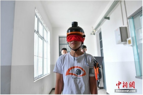 เทคโนโลยีหมวกนิรภัยสำหรับคนตาบอด