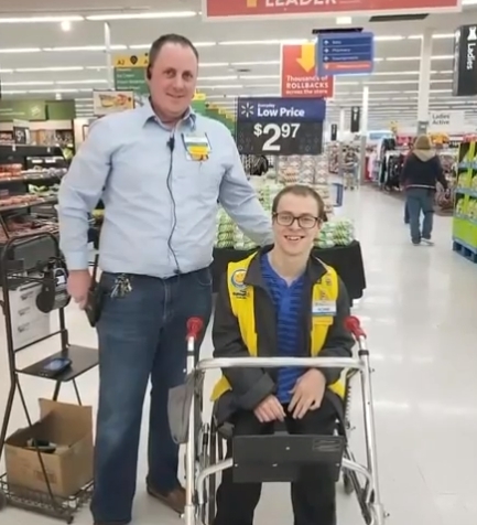 Disabled Pennsylvania Walmart greeter gets gift of mobility