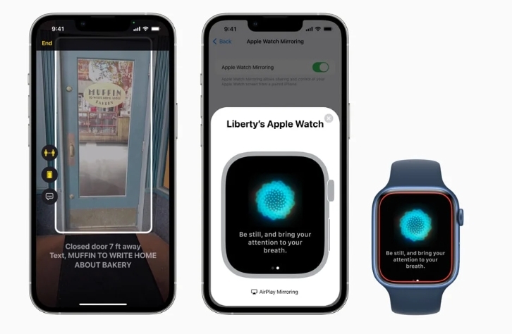 Apple พรีวิวฟีเจอร์สำหรับผู้พิการ ระบบตรวจจับประตู, ขยายจอ Apple Watch, Live Captions