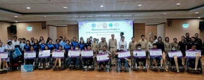 ร้อยเอ็ดห่วงใย! ‘มอบอุปกรณ์’ ช่วยผู้พิการอุบัติเหตุ-พร้อมสร้างความตระหนักรู้แก่สังคม