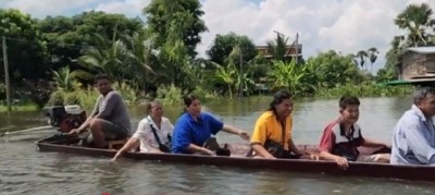 ผู้พิการทางสายตา เดือดร้อนหนักเพราะน้ำท่วม