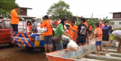 หมู่บ้านติดน้ำพองอ่วมน้ำไม่ลด