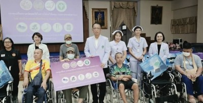 ขนส่งจังหวัดน่าน หนุนงบ กปถ. มอบอุปกรณ์ช่วยเหลือผู้พิการประสบภัยทางถนน จำนวน 27 ราย รวมกว่า 1.8 ล้านบาท