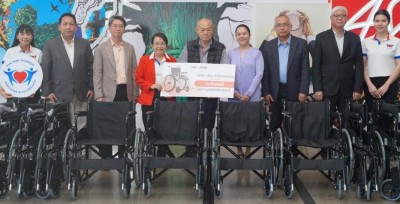 มูลนิธิหัวใจบริสุทธิ์ รับมอบรถเข็นวีลแชร์จากมติชน ส่งต่อผู้พิการ-ผู้ด้อยโอกาส