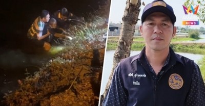 กำนันอาร์ท ฮีโร่ชุดพี่หมื่นคืนชีพ ทิ้งฉลองเมียโดดคลองช่วยชายพิการตกน้ำ
