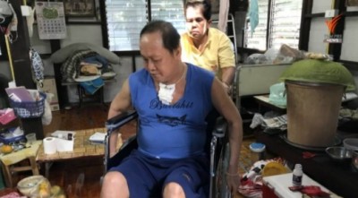 มอบรถเข็นให้ชายวัย 63 ปี หลังประสบอุบัติเหตุเดินไม่ได้กว่า 9 ปี