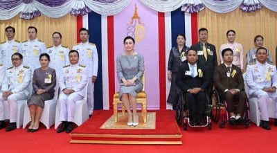 พระราชินี เสด็จฯ ทอดพระเนตร การแข่งขันกีฬาฮอกกี้น้ำแข็งคนพิการ ชิงแชมป์โลก