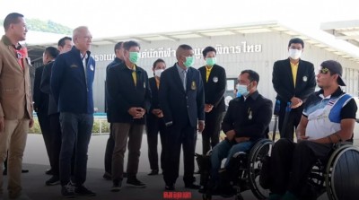 รมว.พิพัฒน์ ให้กำลังใจ นักกีฬาคนพิการทีมชาติไทย สู้ศึกอาเซียนพาราเกมส์