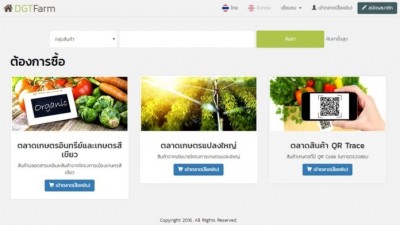 มกอช. ทำเว็บไซต์เชื่อมโยงตลาด ผู้ผลิต ผู้ประกอบการ และผู้บริโภค เปิดพื้นที่ซื้อขาย ฟรี!