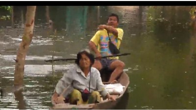 หมู่บ้านติดน้ำพองอ่วมน้ำไม่ลด