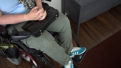Penny (a pseudonym) lived in fear of her boyfriend after he physically abused her numerous times, including smashing her property and setting her hair on fire. Advocates say that disabled women are particularly vulnerable to abuse. (Ash Kelly/CBC)