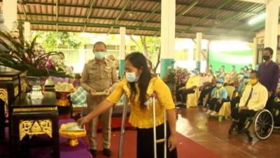 ลำปาง ทำพิธีรับมอบเมล็ดพันธุ์ผักพระราชทาน “บ้านนี้มีรัก คนพิการปลูกผักกินเอง”