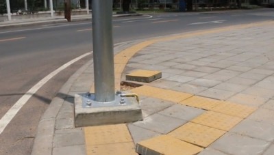นายสถานีขอนแก่น แจงยังไม่ได้รับงานบล็อกทางเท้าคนพิการ
