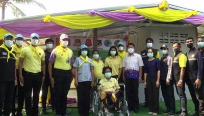 ผบ.พล 9 มอบบ้านผู้พิการยากไร้ จ.สุพรรณบุรี
