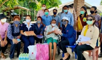 “ไม่เคยหยุด” นายกเหล่ากาชาด จ.กาญจนบุรี เดินหน้าช่วยเหลือปชช. อย่างต่อเนื่อง