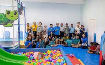 นำผู้สนับสนุนต่างชาติเยี่ยมชมศูนย์พัฒนาทักษะและคุณภาพชีวิตคนพิการทางสติปัญญาจังหวัดพิษณุโลก