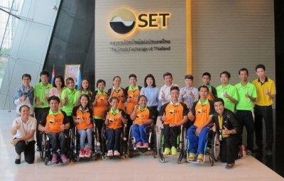 ตลาดหลักทรัพย์ฯ เชียร์นักเทเบิลเทนนิสพิการทีมชาติไทย คว้าชัยพาราลิมปิกเกมส์”
