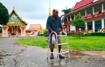 วอนช่วย "ลุงตุ่ม" อดีตทหารเรือโดนปืนยิงจนพิการ ต้องใช้ชีวิตแสนลำบาก