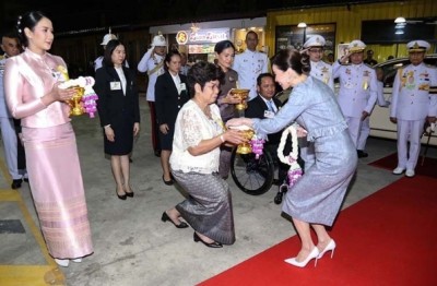 พระราชินี เสด็จฯ ทอดพระเนตร การแข่งขันกีฬาฮอกกี้น้ำแข็งคนพิการ ชิงแชมป์โลก