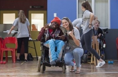 Julia van Zyl with Asanda Mbatha. PHOTO: Jenna Leigh des Fontaine/Justice Mic