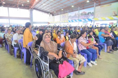 ผู้พิการ และผู้ดูแลนับพัน แห่เข้าร่วมงานวันคนพิการสากล