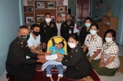 มทบ.23 มอบทุนยังชีพบุตร-คู่สมรสกำลังพลที่พิการ