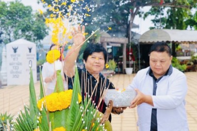 สมาคมผู้บกพร่องทางจิตฯภาคเหนือ จัดพิธีบวงสรวงขอพรสิ่งศักดิ์สิทธิ์ เสริมสิริมงคลก่อนเปิดโครงการฯ