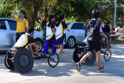 ทัพนักกีฬาคนพิการทีมชาติไทย" รวมพลังใจ..ร่วม
