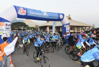 อธิการบดี มช.ร่วมพิธีเปิดกิจกรรมปั่นจักรยาน Bike with The Blind