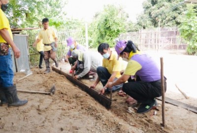 ซ่อมแซมบ้านให้ผู้พิการ ยากไร้ ถวายเป็นพระราชกุศล