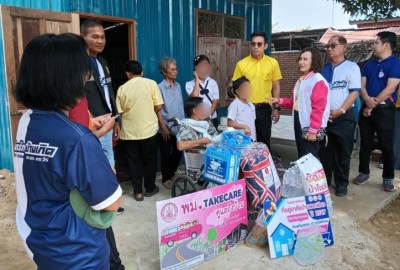 สส. ร่วมกับ พม.อ่างทอง มอบบ้านแก่คนพิการเปราะบาง