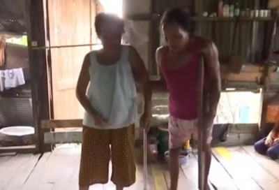 วอนช่วย! ยายพิการเลี้ยงหลาน 2 คน จ.พระนครศรีอยุธยา