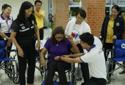 มูลนิธิหัวใจบริสุทธิ์ จับมือ TSB มอบรถเข็นวีลแชร์แก่ผู้ด้อยโอกาส จ.อยุธยา