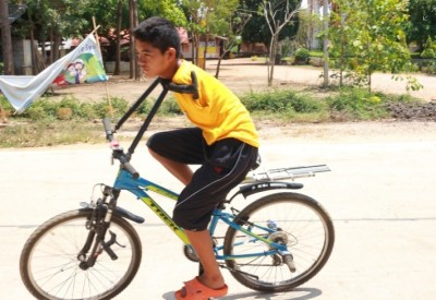 ส่องชีวิต"น้องทาม"ยังเก็บรักษาจักรยานพระราชทานเพื่อผู้พิการเป็นอย่างดี