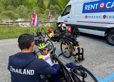 ผอ.กกท. เดินทางดูแลนักกีฬาจักรยานคนพิการไทย ที่ประเทศอิตาลี