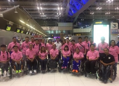 ทัพนักกีฬาเทเบิลเทนนิสคนพิการทีมชาติไทย