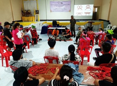ชมรมส่งเสริมและพัฒนาอาชีพคนพิการอำเภอสบเมย จัดอบรมเสริมทักษะให้ความรู้
