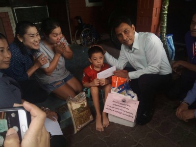 อบต.บ่อวิน จัดทำโครงการเยี่ยมบ้านเยี่ยมใจ ออกเยี่ยมผู้ป่วยติดเตียง ผู้ยากไร้ ผู้พิการถึงบ้าน