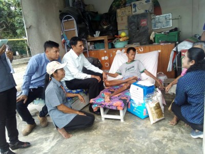 อบต.บ่อวิน จัดทำโครงการเยี่ยมบ้านเยี่ยมใจ ออกเยี่ยมผู้ป่วยติดเตียง ผู้ยากไร้ ผู้พิการถึงบ้าน