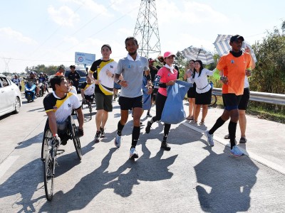 ทัพนักกีฬาคนพิการทีมชาติไทย" รวมพลังใจ..ร่วม