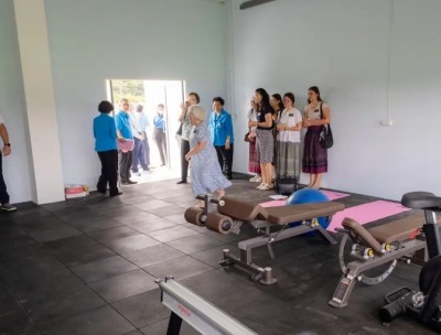นำผู้สนับสนุนต่างชาติเยี่ยมชมศูนย์พัฒนาทักษะและคุณภาพชีวิตคนพิการทางสติปัญญาจังหวัดพิษณุโลก