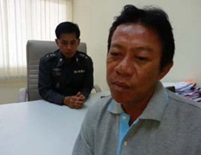 นายเฉลิม เผือกอ่วม อายุ 41 ปี อาชีพ รปภ.ประจำอผศ.โต้ทำร้ายครูสอนเด็กพิการ