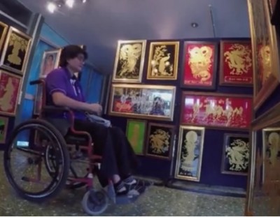 แกลอลี่แสดงผลงานศูนย์ส่งเสริมและพัฒนาอาชีพคนพิการบ้านทรัพย์สมบูรณ์จังหวัดขอนแก่น