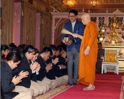 “สมเด็จพระสังฆราช” ให้พรนักกีฬาคนพิการ