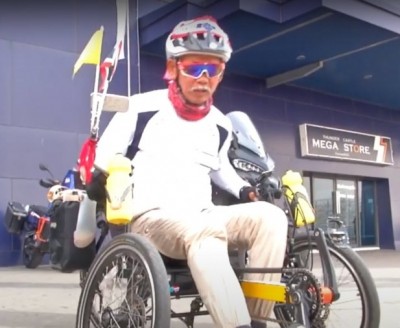 "นักปั่นหัวใจลูกหนัง" เชิญร่วมปันน้ำใจช่วยผู้ป่วยติดเตียง