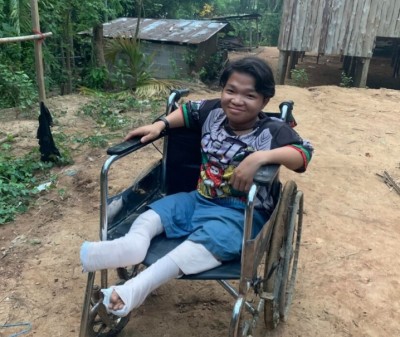 หลายฝ่ายช่วยผู้พิการชาติพันธุ์กะเหรี่ยงเข้ารักษาโรงพยาบาล ประสานอำเภอสวนผึ้งเร่งพิสูจน์สัญชาติ